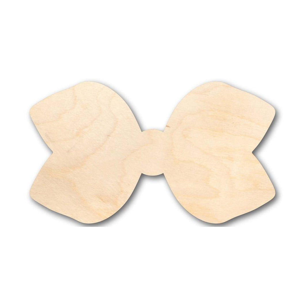 Unfinished Wooden Hair Bow Shape - Craft - up to 24