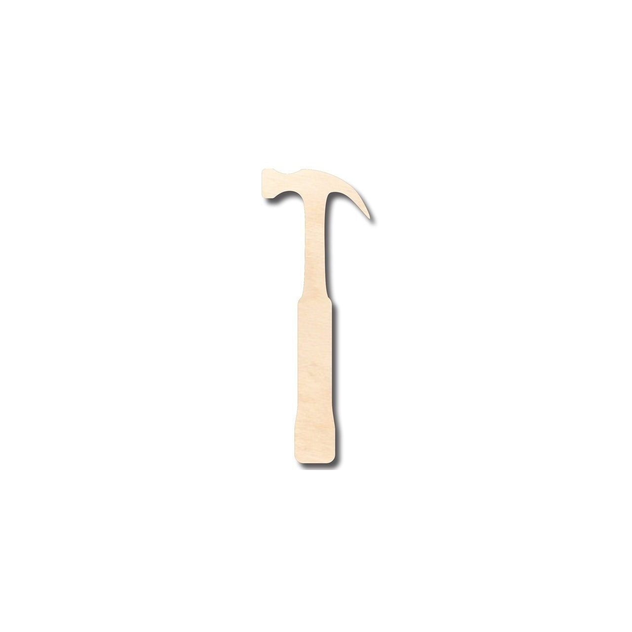 Unfinished Wooden Hammer Shape - Tool - Craft - up to 24" DIY-24 Hour Crafts