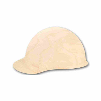 Unfinished Wooden Hard Hat Shape - Construction - Tool - Craft - up to 24