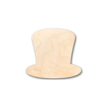 Load image into Gallery viewer, Unfinished Wooden Hat - Magician&#39;s Top Hat- Craft up to 24&quot; DIY-24 Hour Crafts
