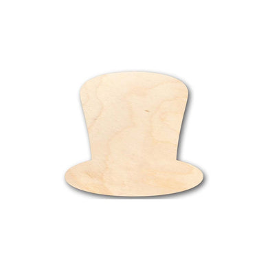 Unfinished Wooden Hat - Magician's Top Hat- Craft up to 24