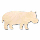 Unfinished Wooden Hippo Shape - Animal - Wildlife - Craft - up to 24" DIY-24 Hour Crafts