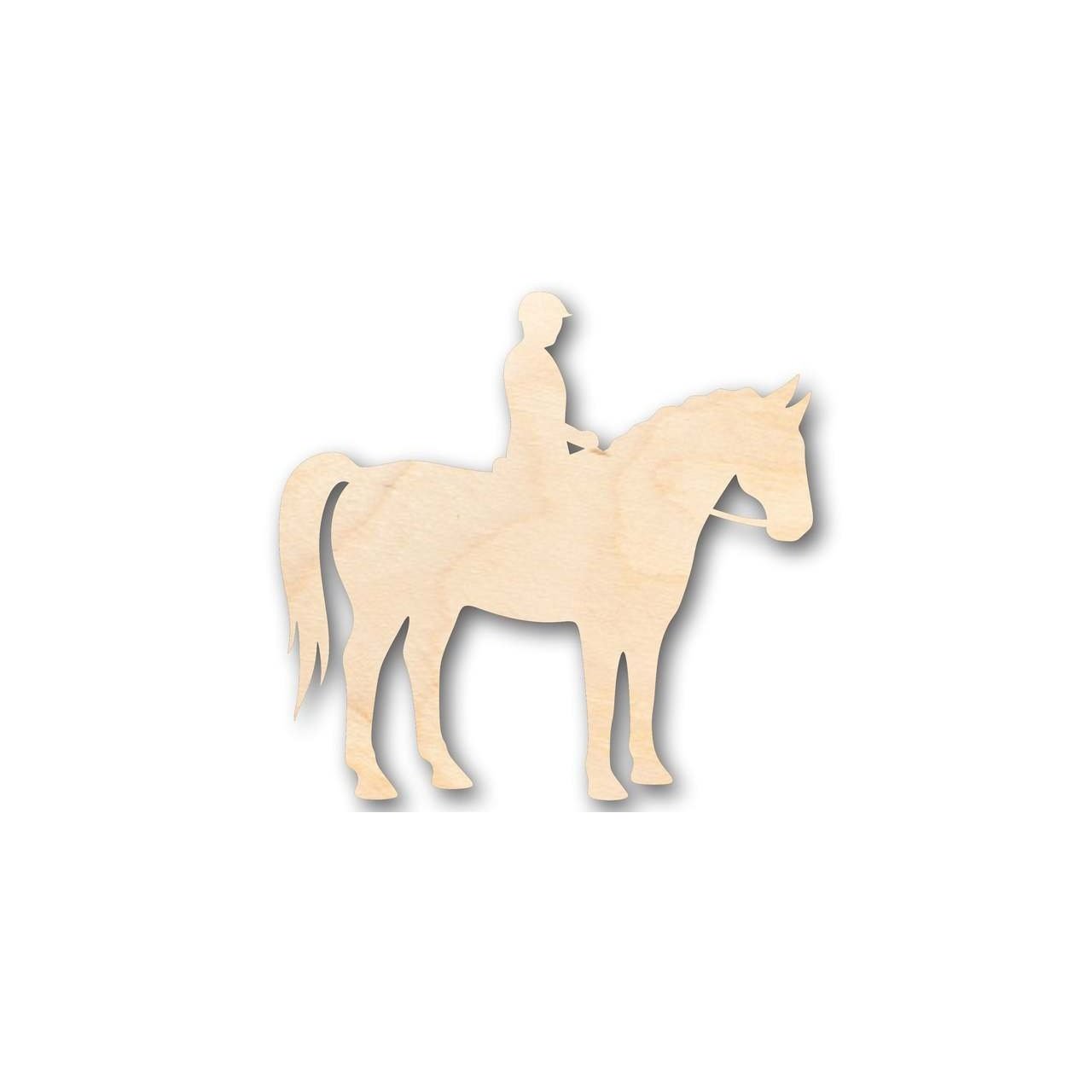 Horse Shape Unfinished Wood Animal Cutouts Variety of Sizes HRS03
