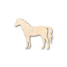Unfinished Wooden Horse Shape - Sport - Farm Animal - Craft - up to 24" DIY-24 Hour Crafts