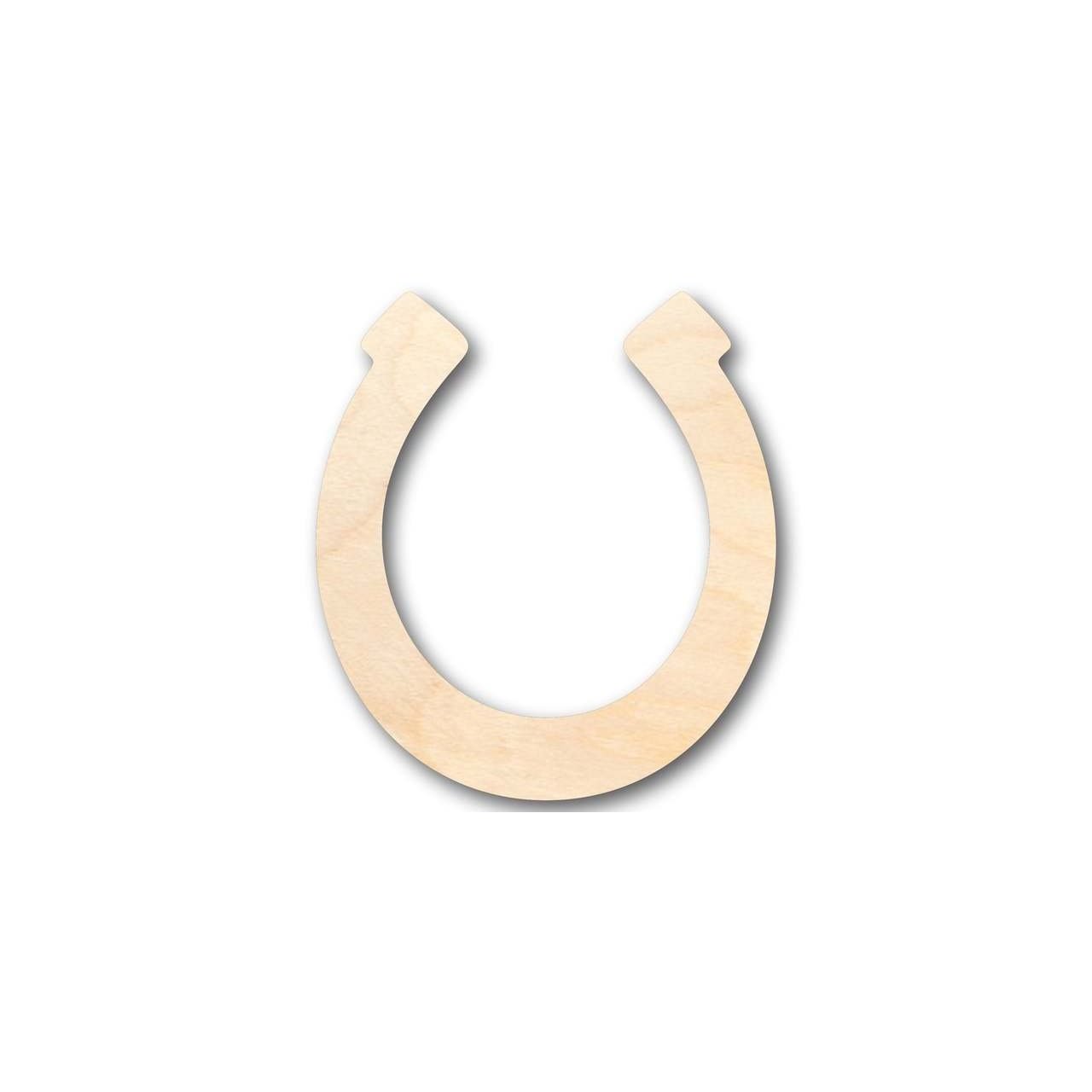 Unfinished Wooden Horseshoe Shape - Farm Ranch - Animal - Craft - up to 24" DIY-24 Hour Crafts