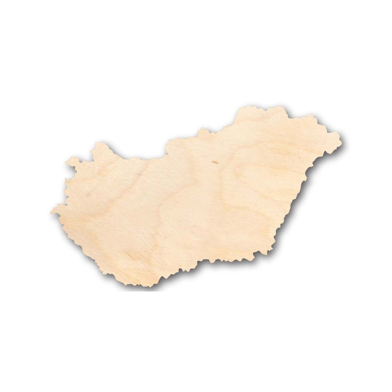 Unfinished Wooden Hungary Shape - Country - Craft - up to 24" DIY-24 Hour Crafts