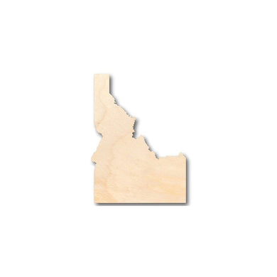 Unfinished Wooden Idaho Shape - State - Craft - up to 24