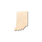 Unfinished Wooden Indiana Shape - State - Craft - up to 24" DIY-24 Hour Crafts
