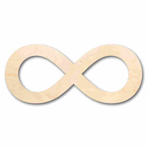 Unfinished Wooden Infinity Symbol - Craft - up to 24" DIY-24 Hour Crafts