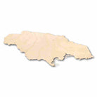 Unfinished Wooden Jamaica Shape - Country - Craft - up to 24" DIY-24 Hour Crafts
