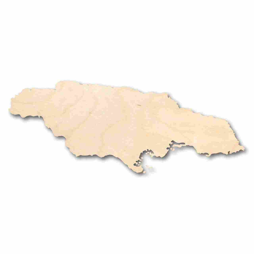 Unfinished Wooden Jamaica Shape - Country - Craft - up to 24