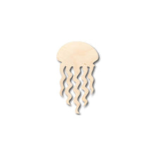 Load image into Gallery viewer, Unfinished Wooden Jellyfish Shape - Ocean - Craft - up to 24&quot; DIY-24 Hour Crafts
