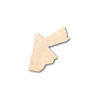 Unfinished Wooden Jordan Shape - Country - Craft - up to 24" DIY-24 Hour Crafts