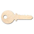 Unfinished Wooden Key Shape - Craft - up to 24" DIY-24 Hour Crafts