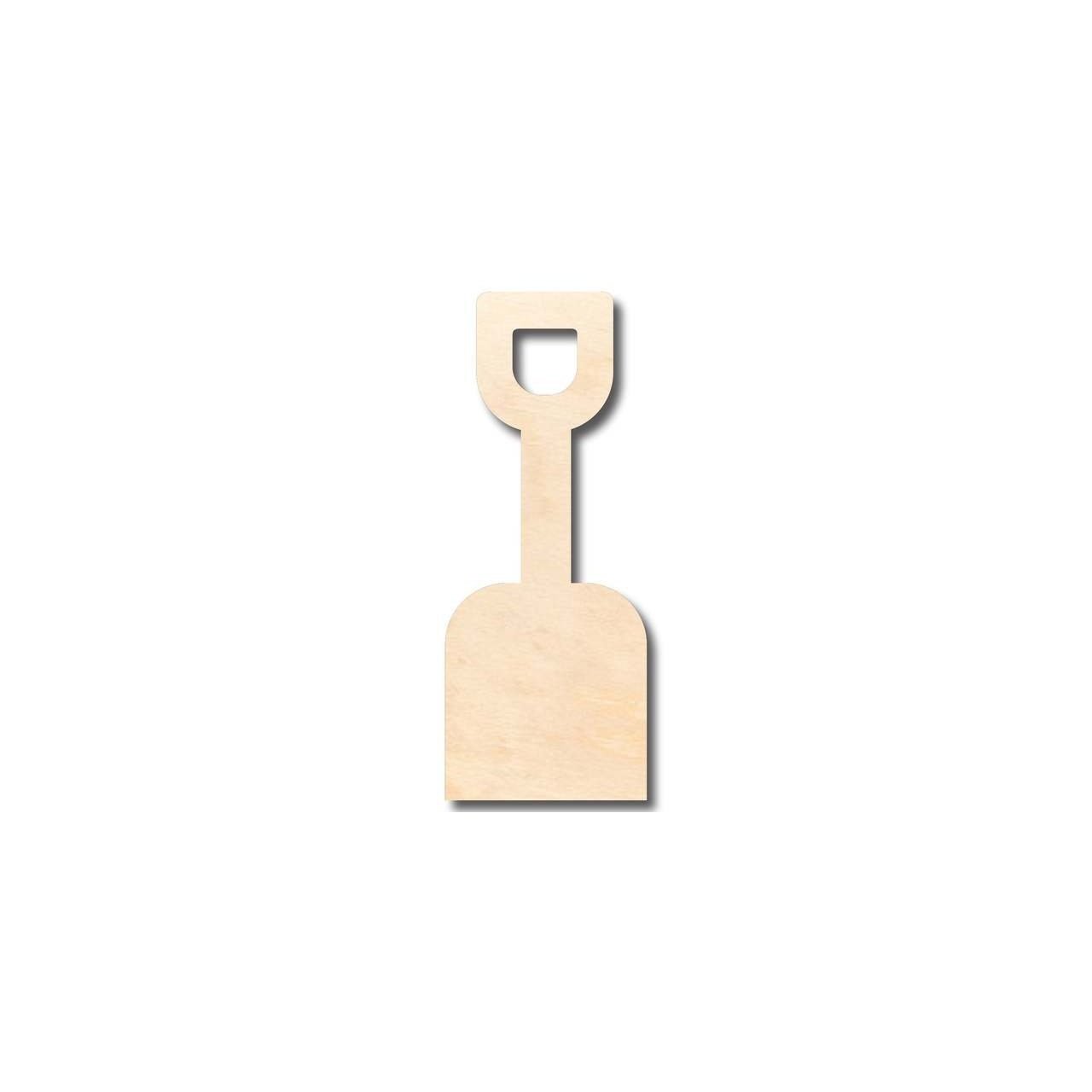 Unfinished Wooden Kids Sand Shovel Shape - Ocean - Beach - Nursery - Craft - up to 24" DIY-24 Hour Crafts