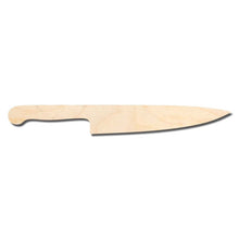 Load image into Gallery viewer, Unfinished Wooden Knife Shape - Kitchen - Horror Halloween - Craft - up to 24&quot; DIY-24 Hour Crafts
