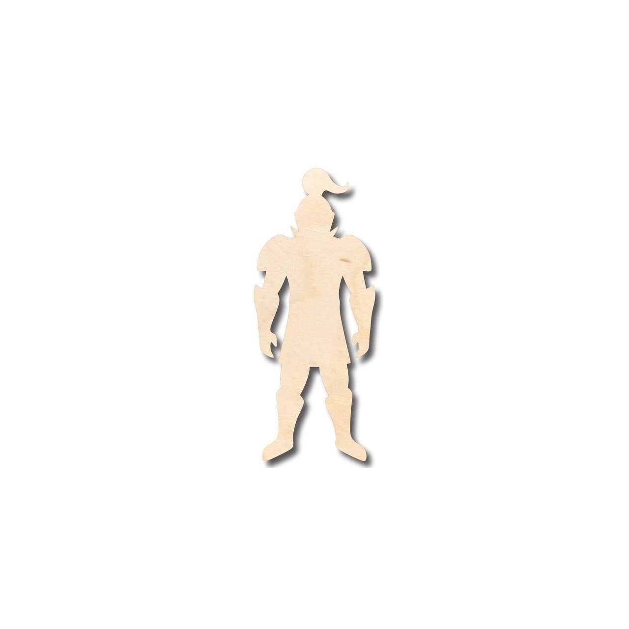 Unfinished Wooden Knight Shape - Medieval - Renaissance - Craft - up to 24" DIY-24 Hour Crafts
