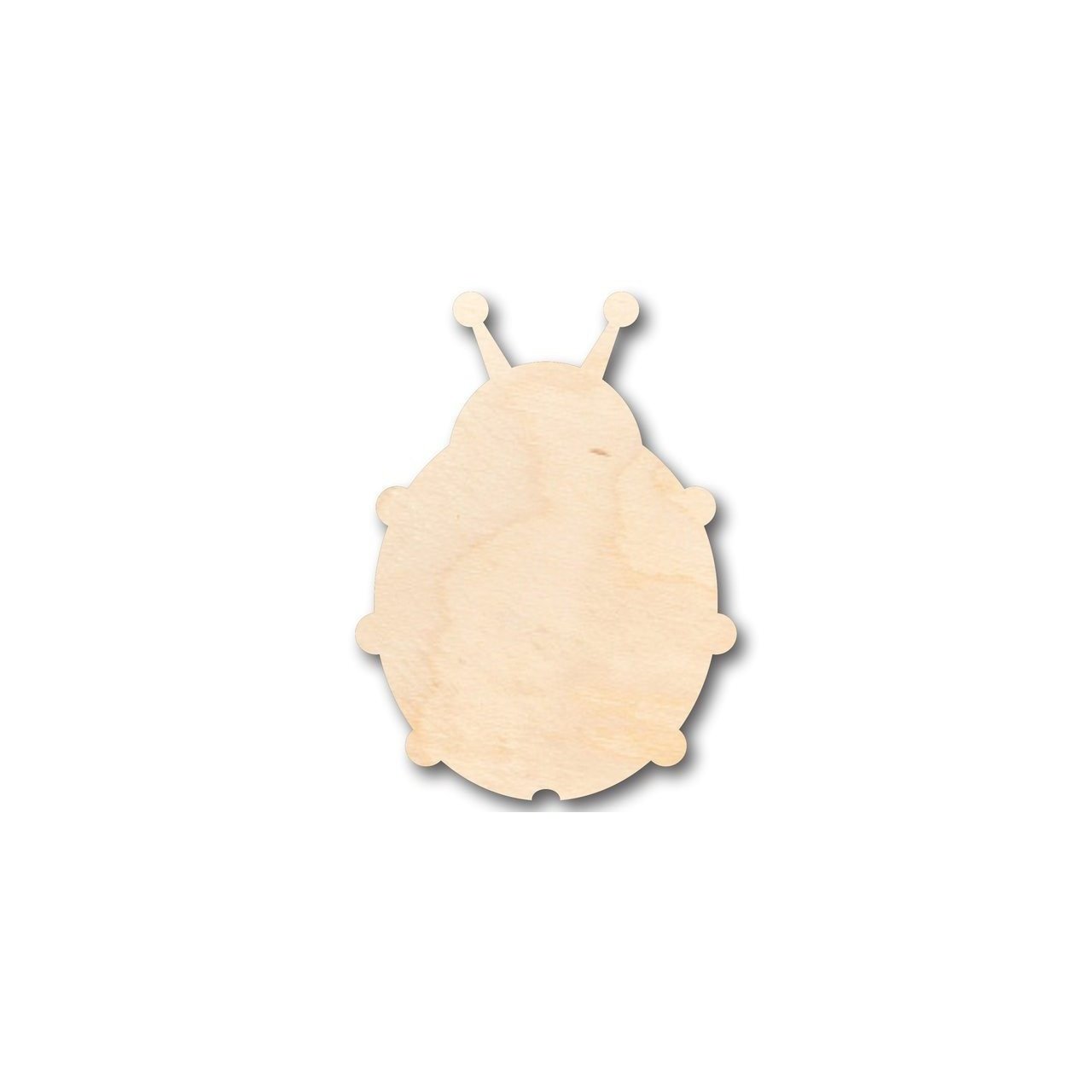 Unfinished Wooden Ladybug Shape -Insect - Animal - Wildlife - Craft - up to 24" DIY-24 Hour Crafts