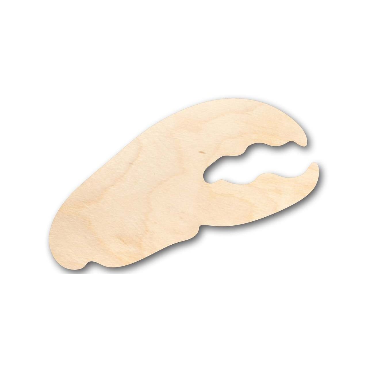 Unfinished Wooden Lobster Claw Shape - Ocean - Nursery - Craft - up to 24" DIY-24 Hour Crafts