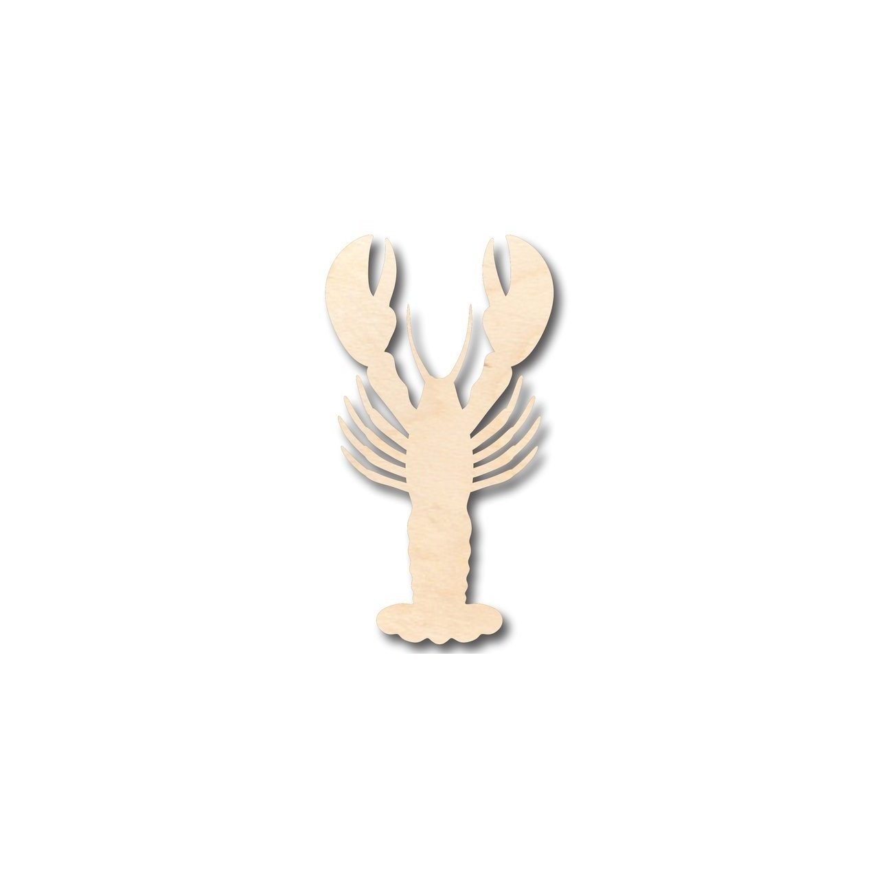 Unfinished Wooden Lobster Shape - Ocean - Nursery - Craft - up to 24" DIY-24 Hour Crafts