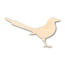 Load image into Gallery viewer, Unfinished Wooden Magpie Shape - Bird - Wildlife - Craft - up to 24&quot; DIY-24 Hour Crafts
