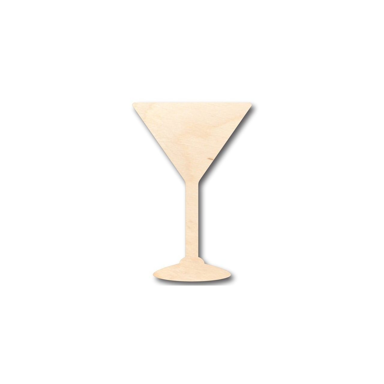 Unfinished Wooden Martini Shape - Bar - Craft - up to 24" DIY-24 Hour Crafts