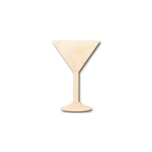 Load image into Gallery viewer, Unfinished Wooden Martini Shape - Bar - Craft - up to 24&quot; DIY-24 Hour Crafts
