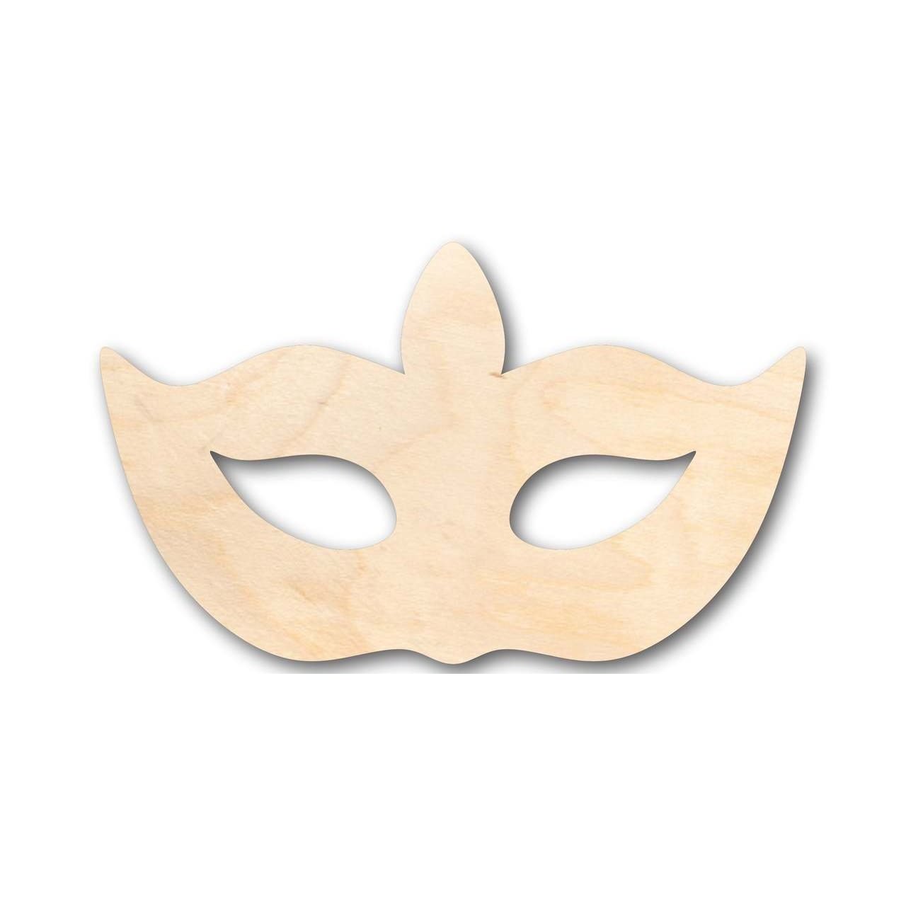 Unfinished Wooden Masquerade Mask Shape - Party - Carnival - Craft up to 24" DIY-24 Hour Crafts