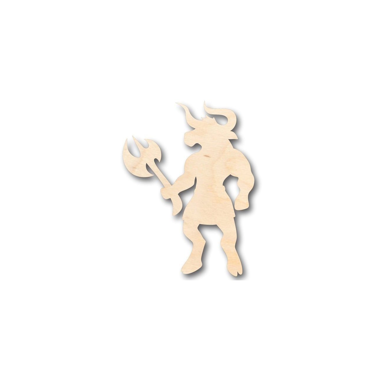 Unfinished Wooden Minotaur Shape - Greek - Mythical - Monster - Craft - up to 24" DIY-24 Hour Crafts
