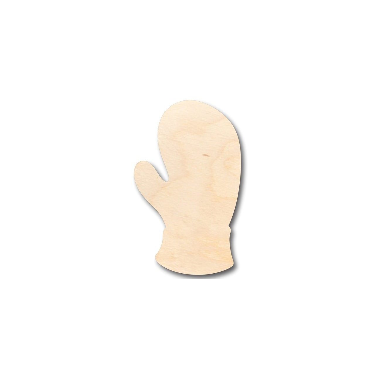 Unfinished Wooden Mitten Shape - Winter - Craft - up to 24" DIY-24 Hour Crafts