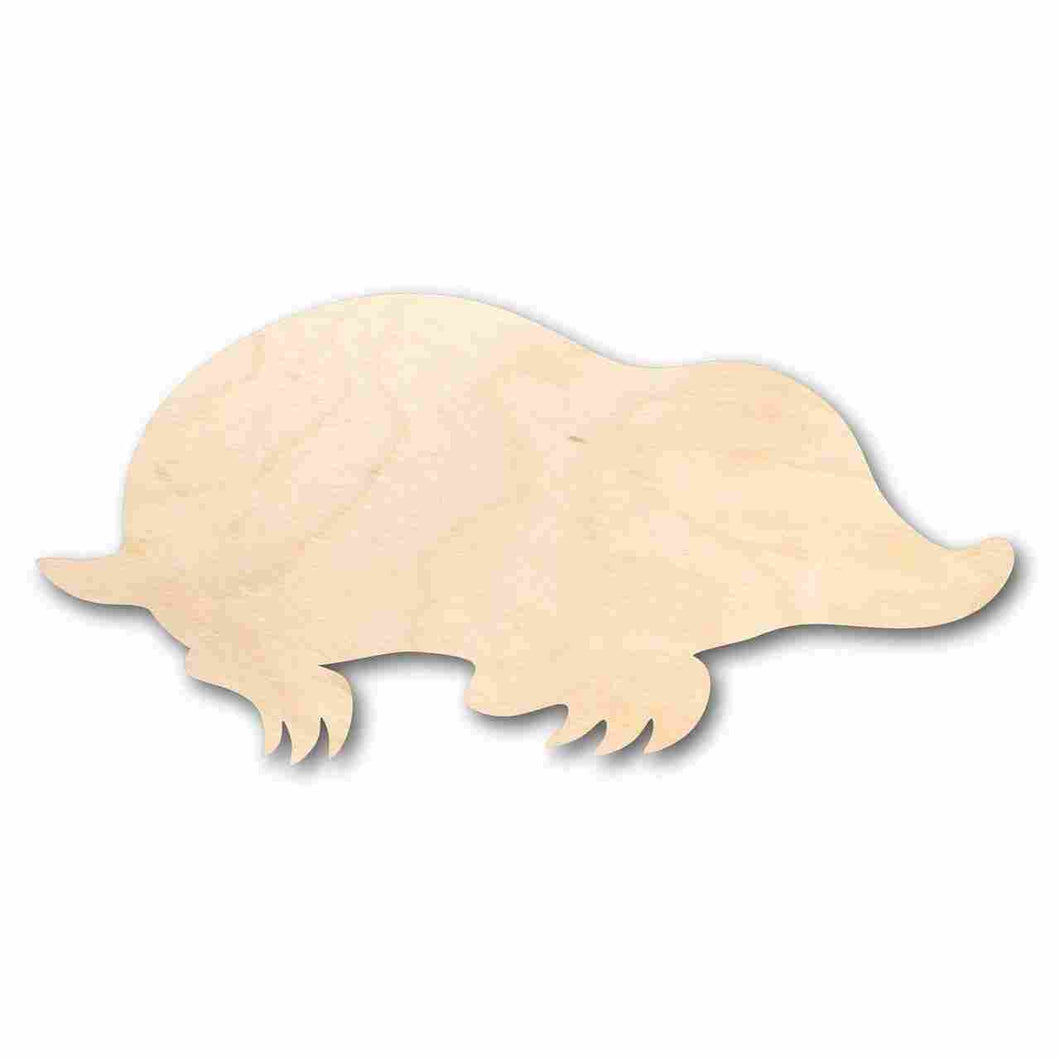 Unfinished Wooden Mole Shape - Animal - Wildlife - Craft - up to 24