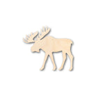 Unfinished Wooden Moose Shape - Animal - Craft - up to 24" DIY-24 Hour Crafts