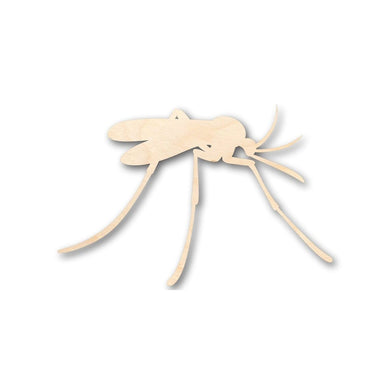 Unfinished Wooden Mosquito Shape - Insect - Animal - Wildlife - Craft - up to 24