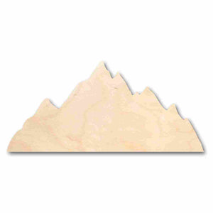 Unfinished Wooden Mountain Range Shape - Nature - Craft - up to 24" DIY-24 Hour Crafts