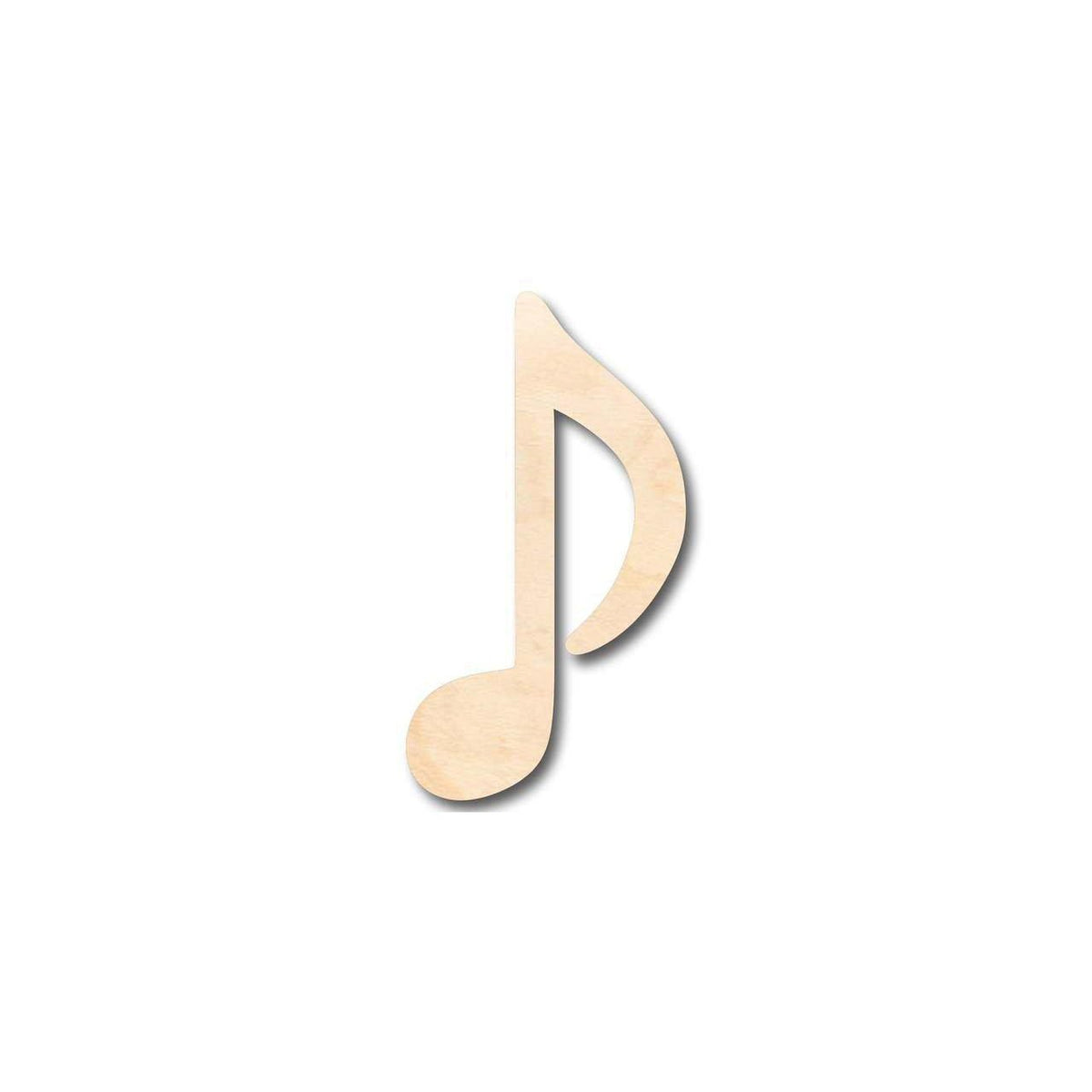 Unfinished Wood Musical Note Shape - Music - Nursery - Craft - up to ...