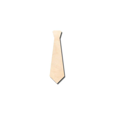 Unfinished Wooden Neck Tie Shape - Craft - up to 24