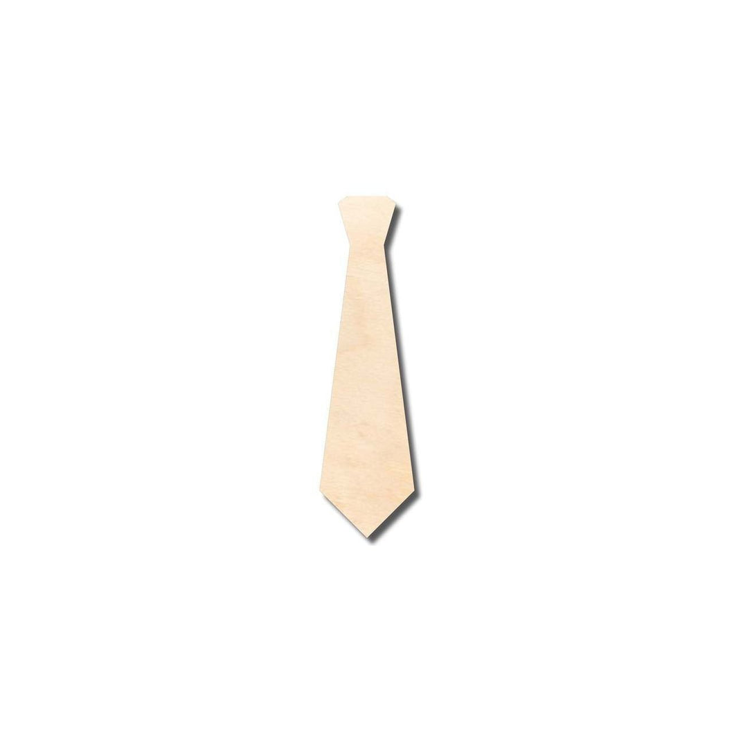 Unfinished Wooden Neck Tie Shape - Craft - up to 24