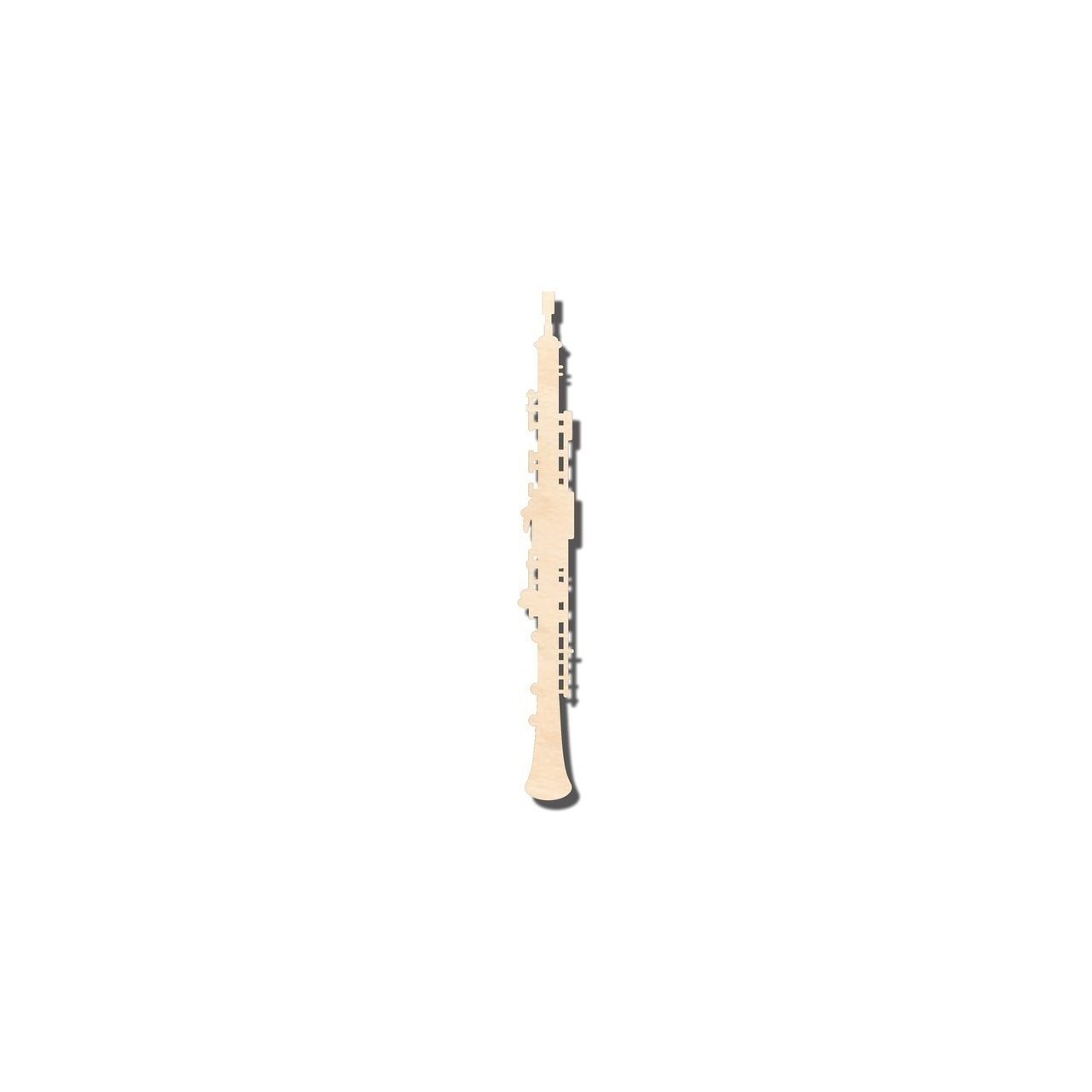 Unfinished Wooden Oboe Shape - Music - Craft - up to 24" DIY-24 Hour Crafts