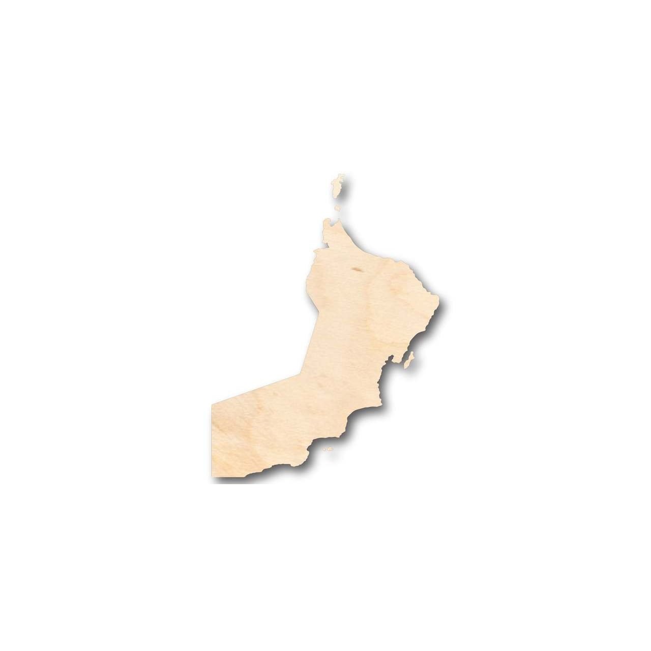 Unfinished Wooden Oman Shape - Country - Craft - up to 24" DIY-24 Hour Crafts