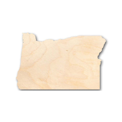 Unfinished Wooden Oregon Shape - State - Craft - up to 24