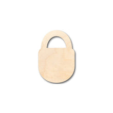 Load image into Gallery viewer, Unfinished Wooden Padlock Shape - Craft - up to 24&quot; DIY-24 Hour Crafts

