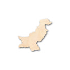 Unfinished Wooden Pakistan Shape - Country - Craft - up to 24" Width DIY-24 Hour Crafts