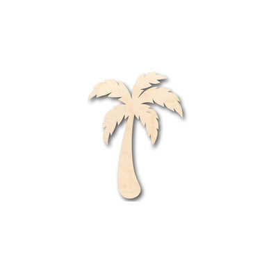 Unfinished Wooden Palm Tree Shape - Beach - Tropical - Craft - up to 24