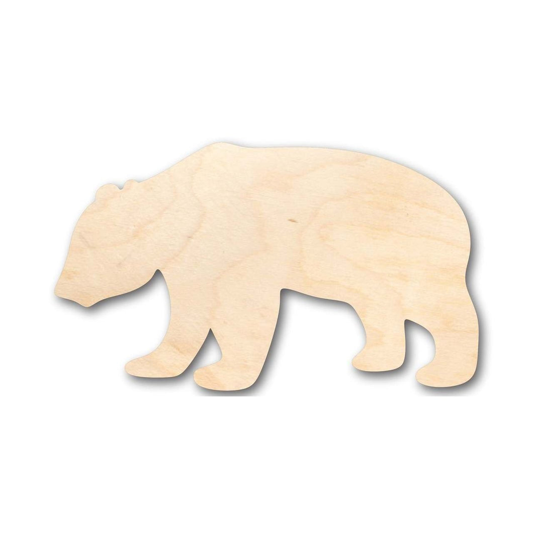 Unfinished Wooden Panda Bear Shape - Animal - Craft - up to 24