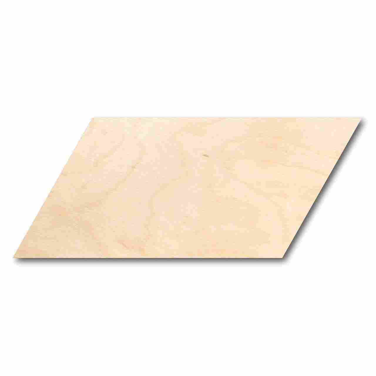 Unfinished Wooden Parallelogram Shape - Craft - up to 24" DIY-24 Hour Crafts