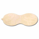 Unfinished Wooden Peanut Shape - Food - Craft - up to 24" DIY-24 Hour Crafts