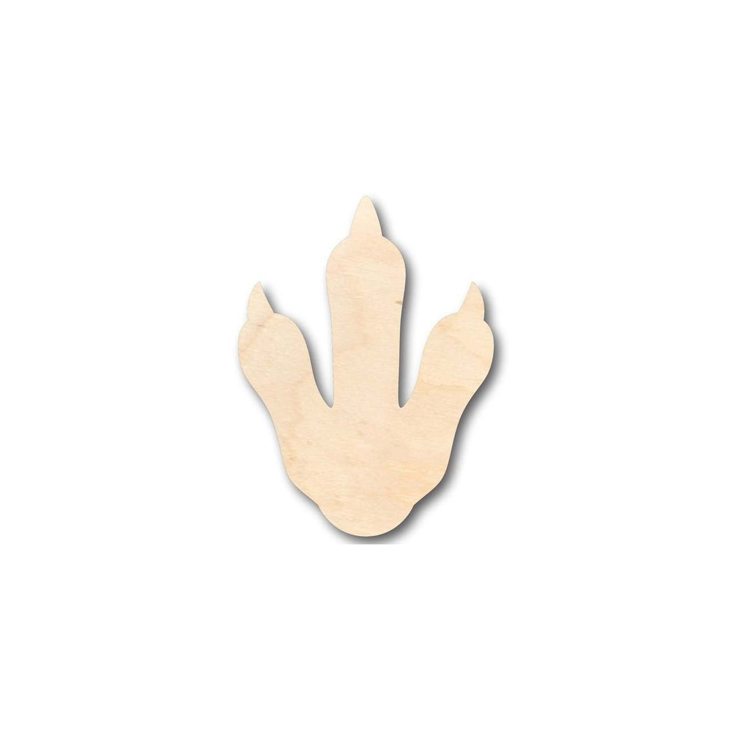 Unfinished Wooden Penguin Foot Shape - Craft - up to 24