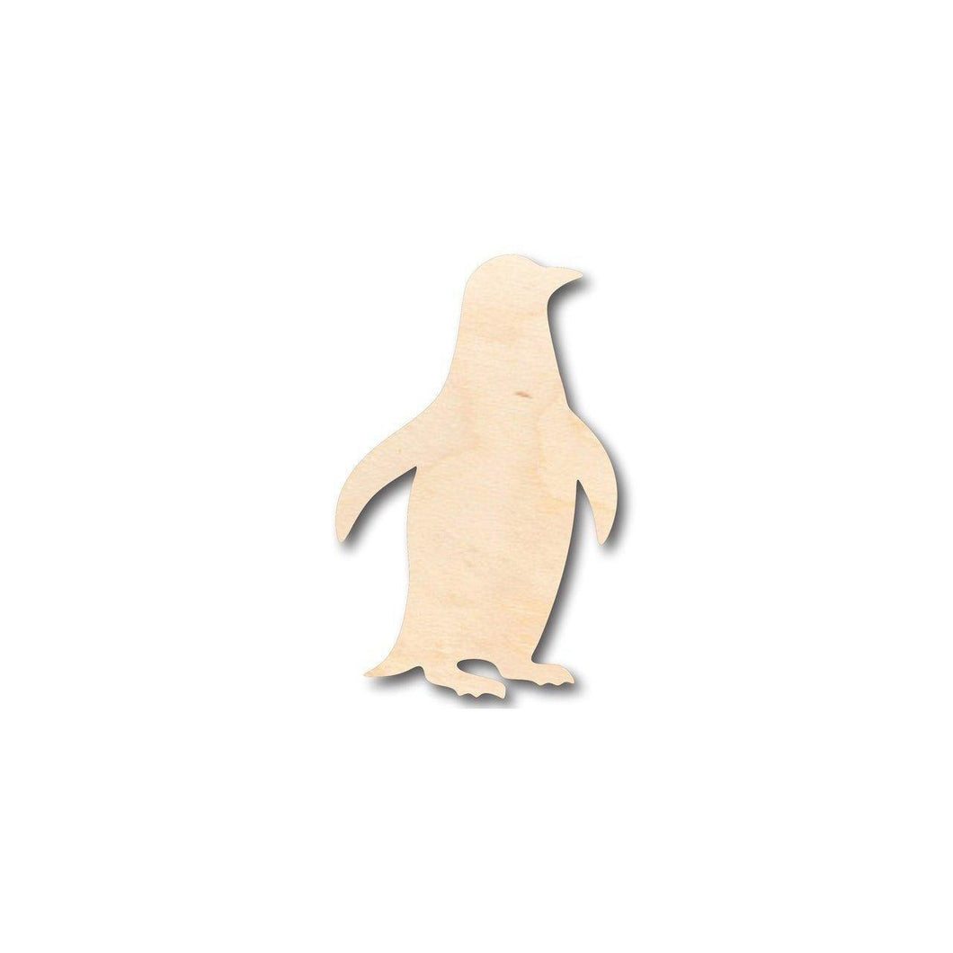 Unfinished Wooden Penguin Shape - Animal - Wildlife - Craft - up to 24