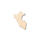 Unfinished Wooden Peru Shape - Country - Craft - up to 24" DIY-24 Hour Crafts