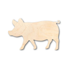 Load image into Gallery viewer, Unfinished Wooden Pig Shape - Farm Animal - Craft - up to 24&quot; DIY-24 Hour Crafts
